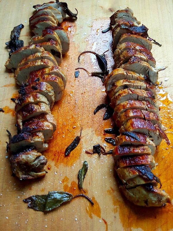 Pork Fillets with Green Olives & Sherry