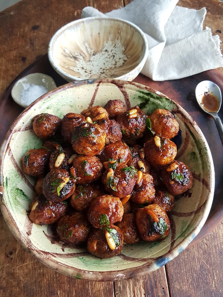 Pork & Pine Nut Meatballs with Marsala Glaze