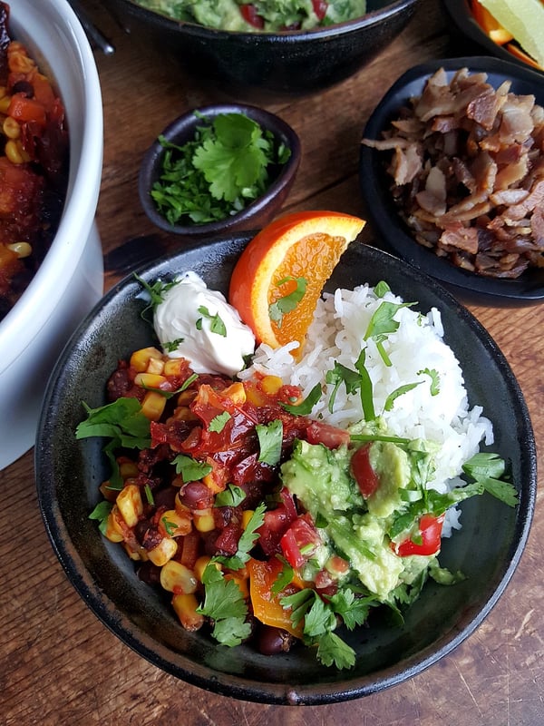 Black Bean & Ancho Chilli Pot