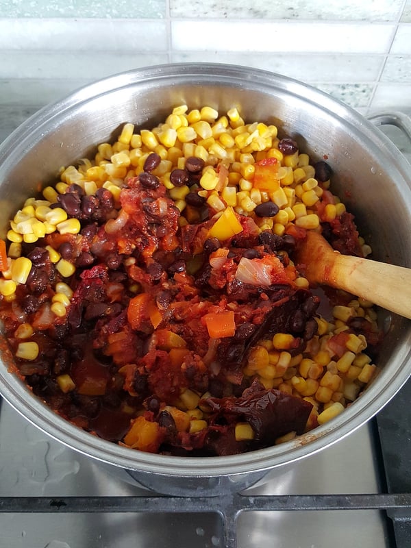 Black Bean & Chilli Pot