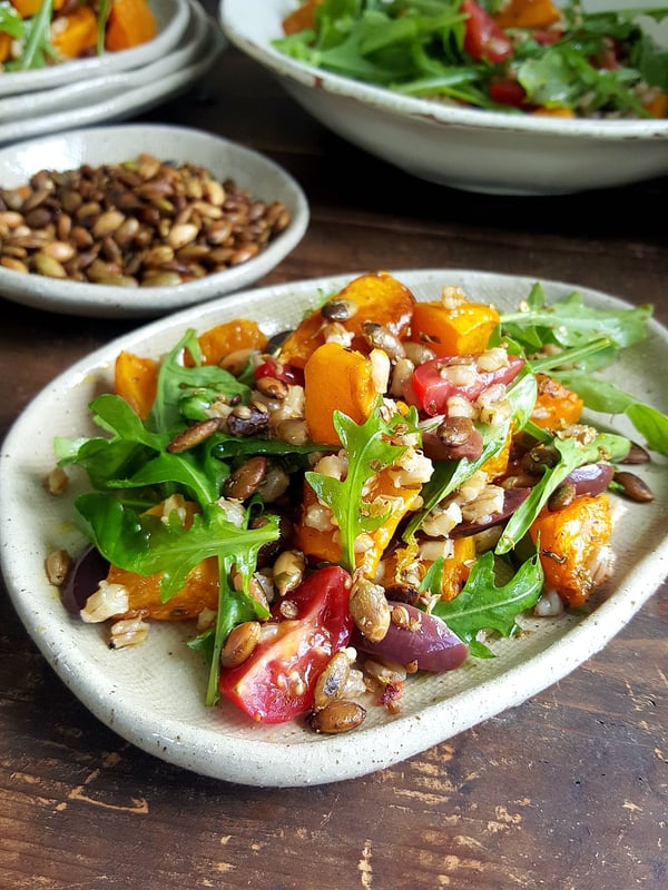 Roasted Pumpkin & Barley Salad