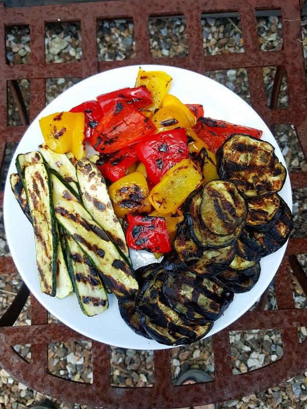 Frittata of Barbecued Vegetables