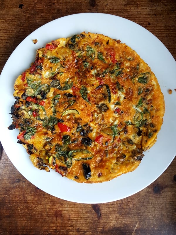 Frittata of Barbecued Vegetables