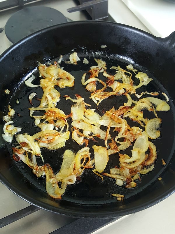 Onion gravy.