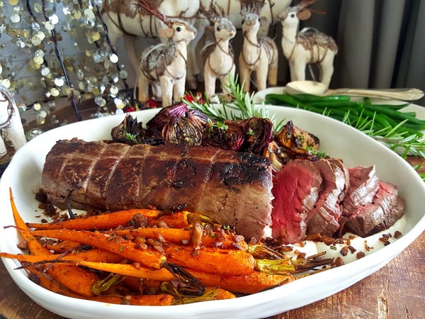Beef Fillet with Creamy Tahini Sauce