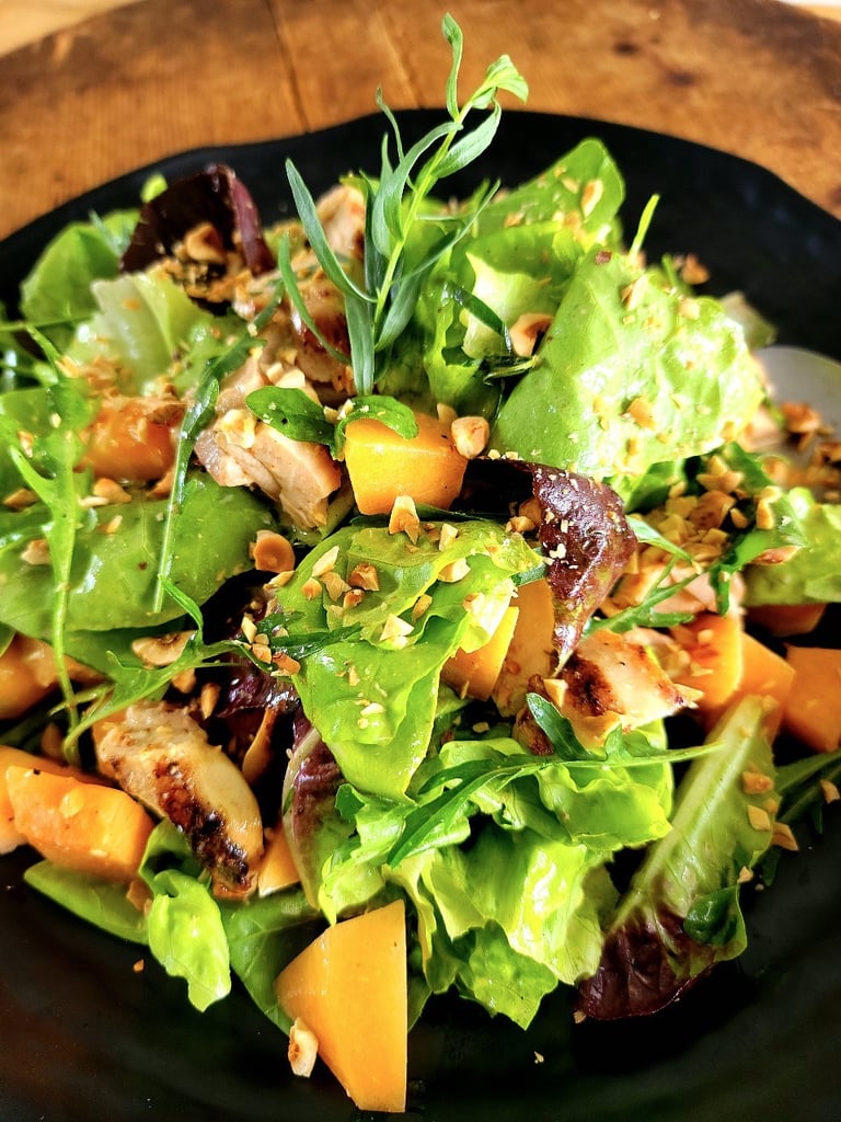 Barbecued Chicken & Melon Salad