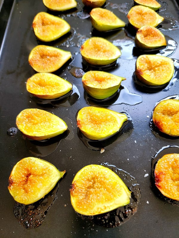 Figs with Maple Syrup & Sea Salt