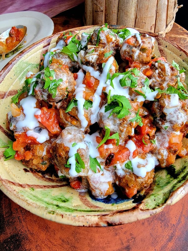 Spicy Coconut Meatballs