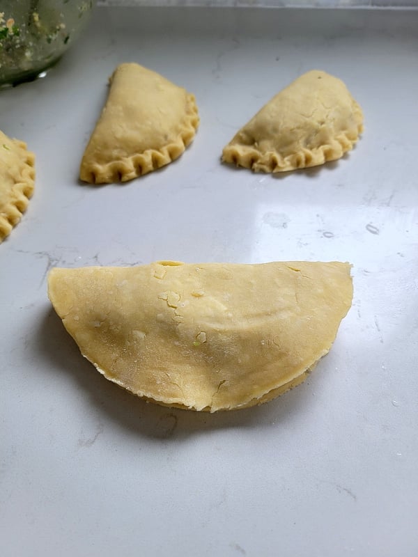 Chorizo Pasties with Roasted Tomato Sauce
