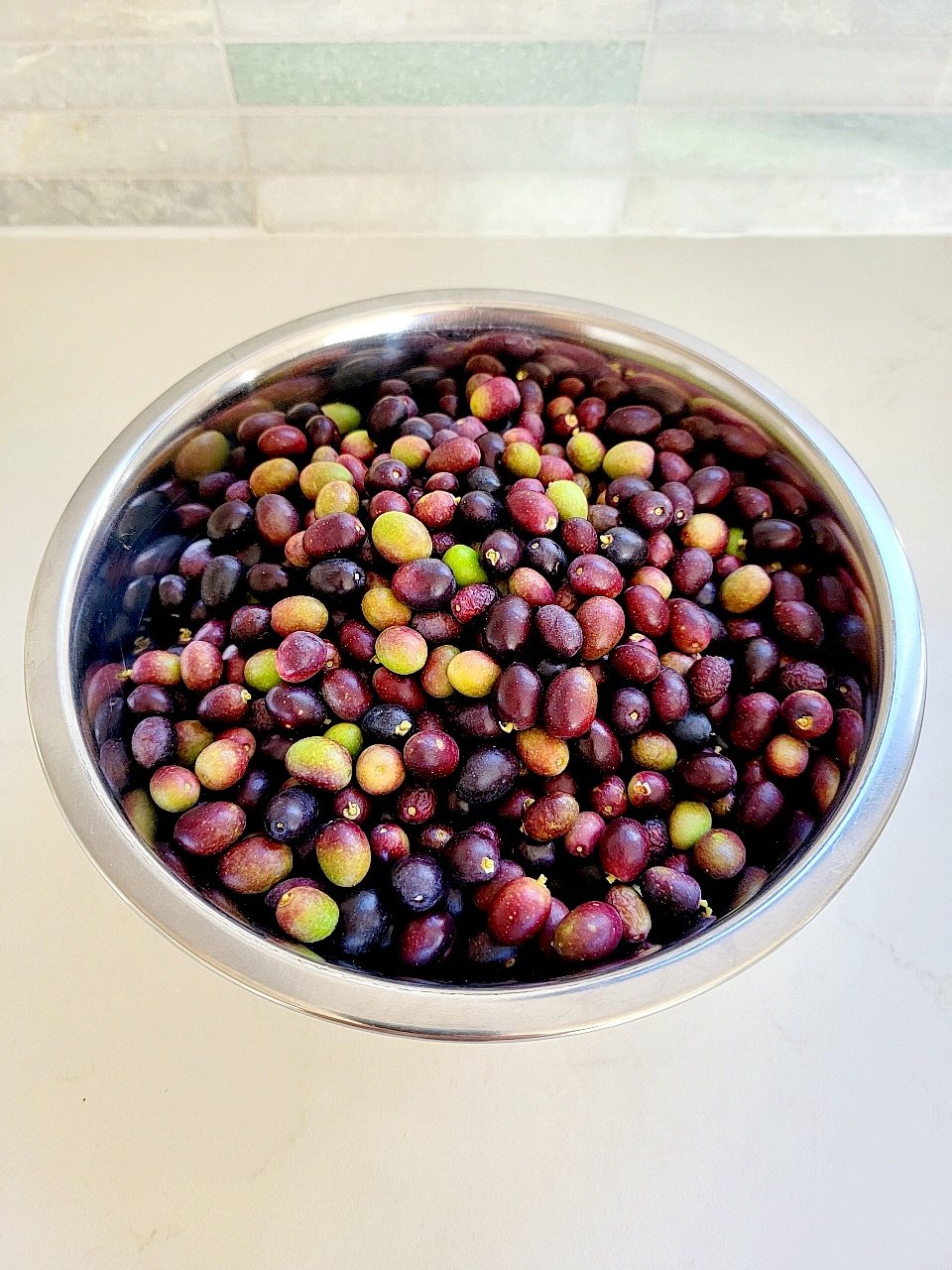 Brining olives