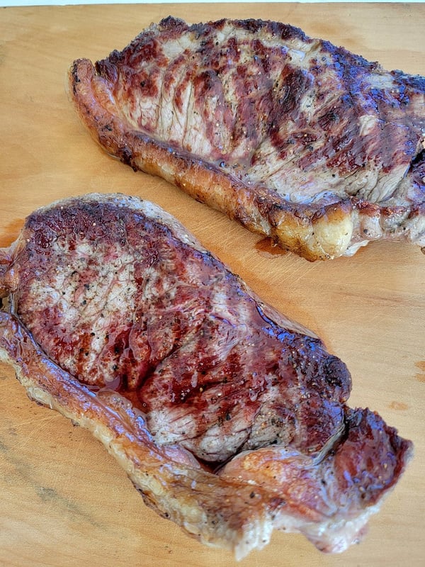 Sirloin Steak with Blue Cheese Butter