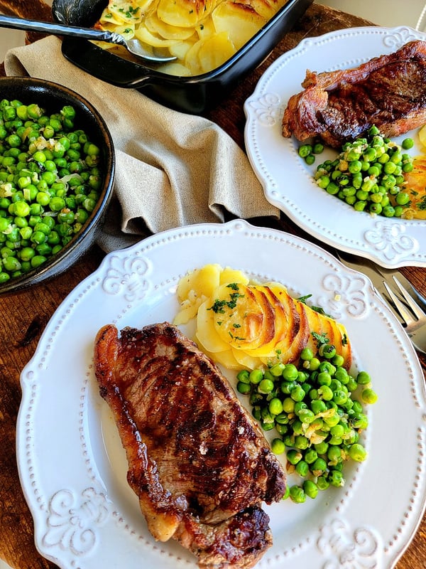 Sirloin Steak with Blue Cheese Butter