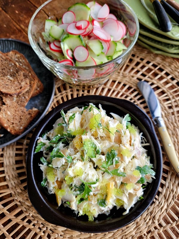 Smoked Fish Pate with Pickled Cucumber-