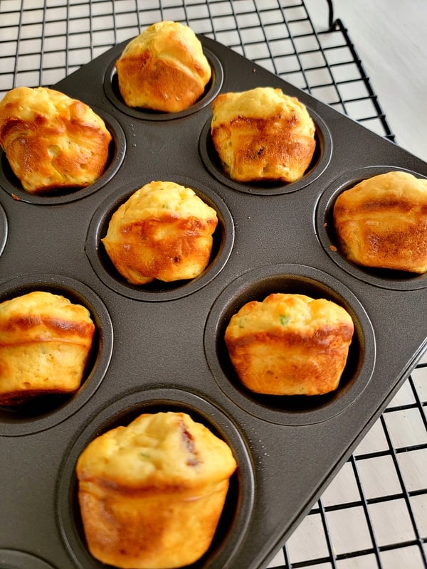 Sweet Corn & Semi-dried Tomato Muffins