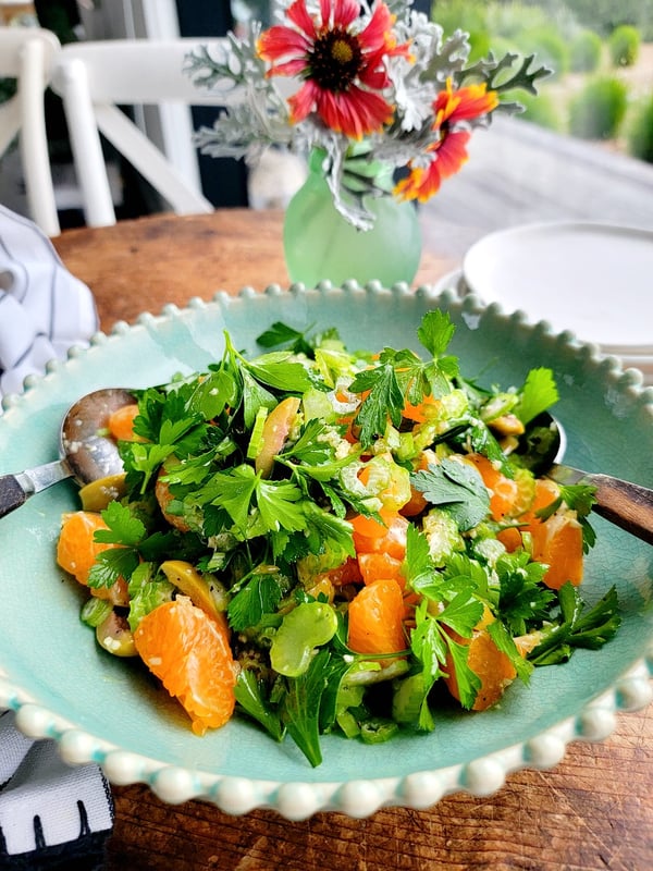 Winter Salad of Celery & Mandarin
