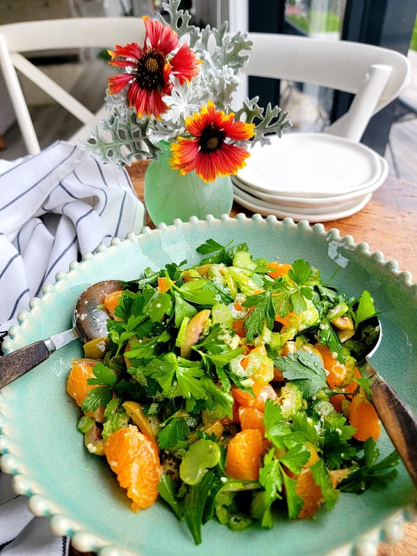 Winter Salad of Celery & Mandarin