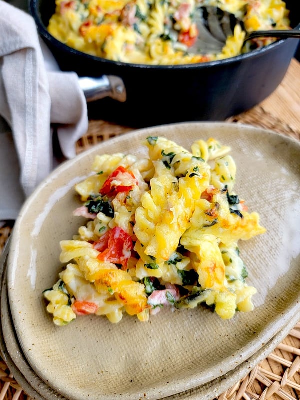 Baked Spinach Pasta