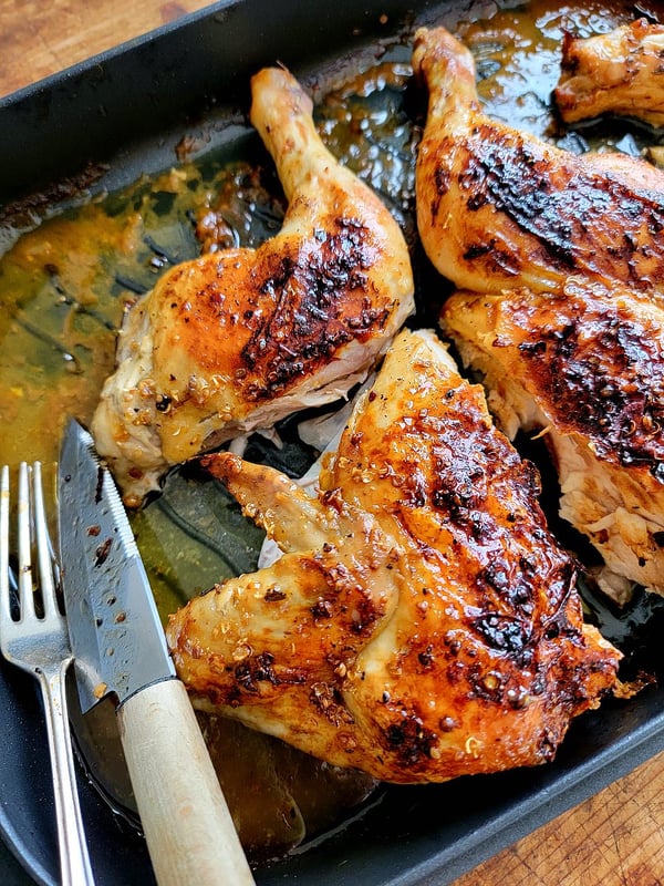Spatchcock Lemon Glazed