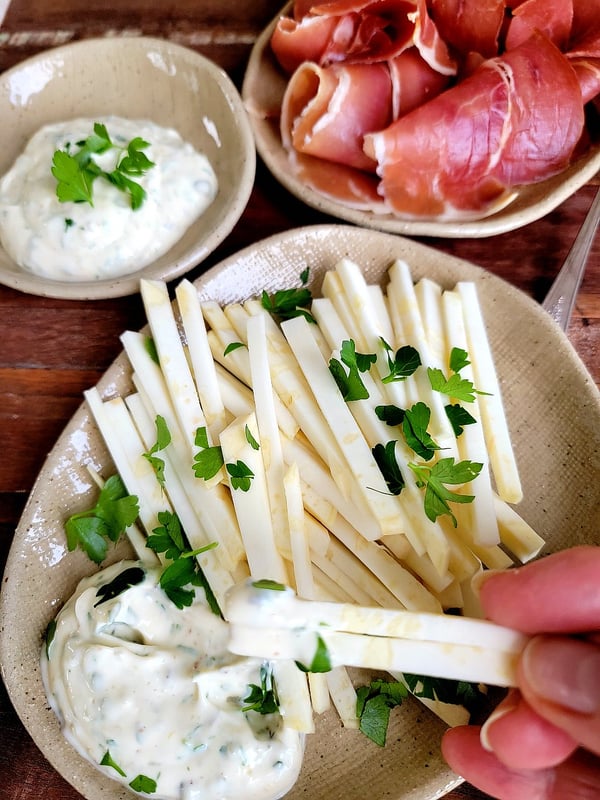 Celeriac with Sauce Remoulade