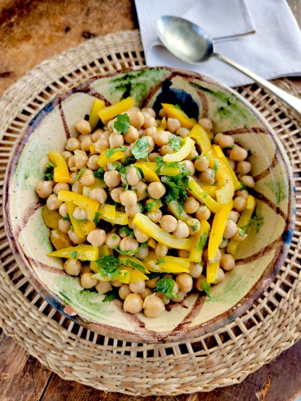 Chickpea & Coriander Salad