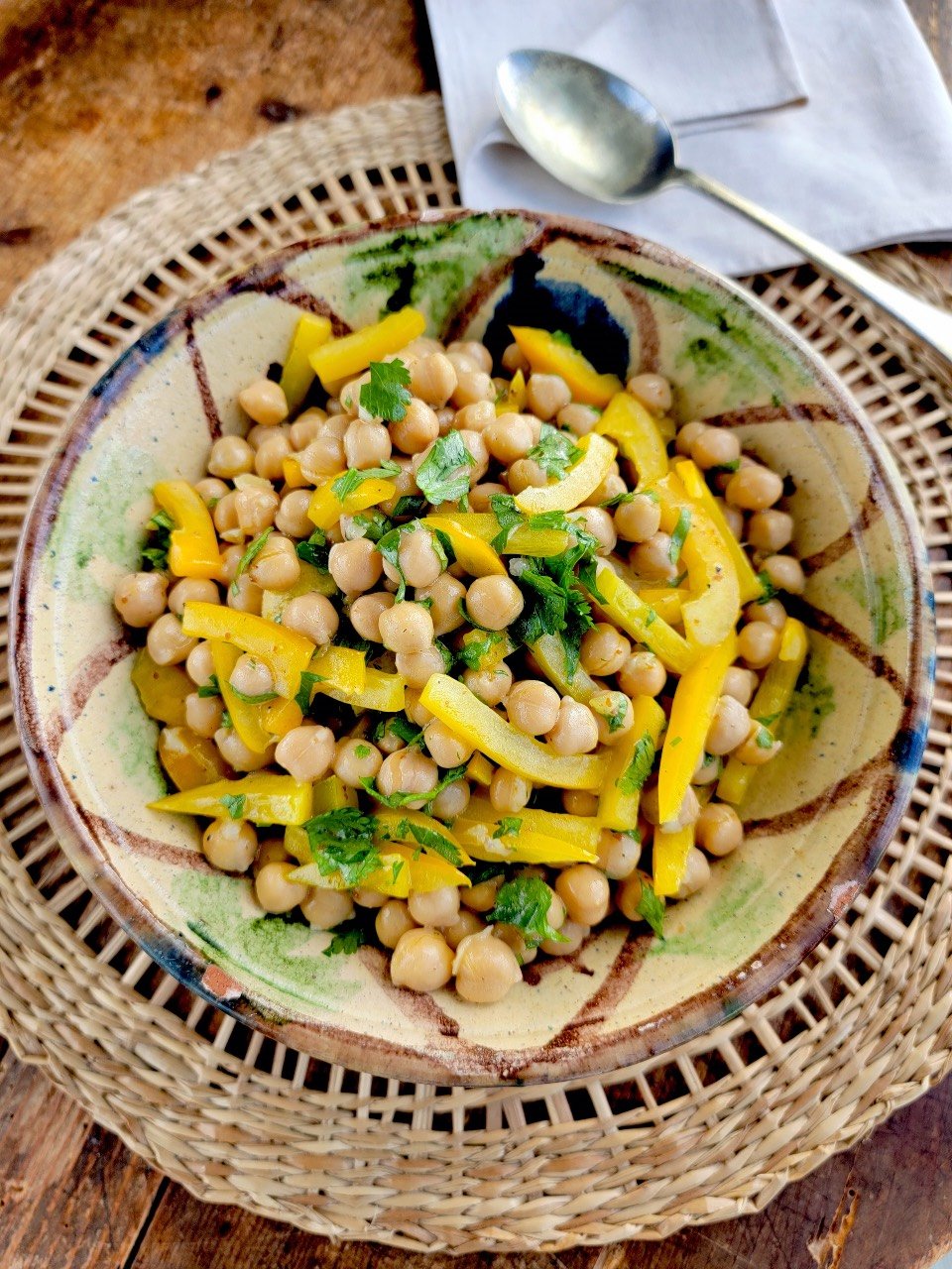 Chickpea & Coriander Salad