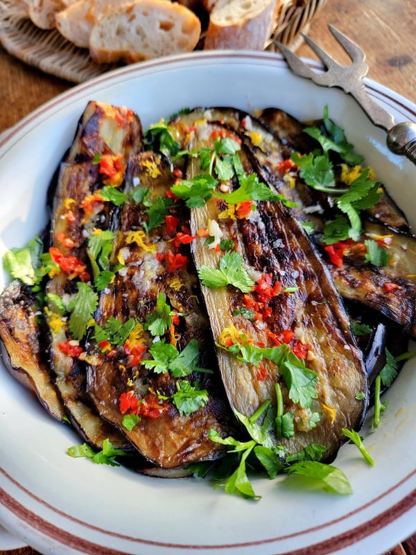 Marinated Char-grilled Eggplant