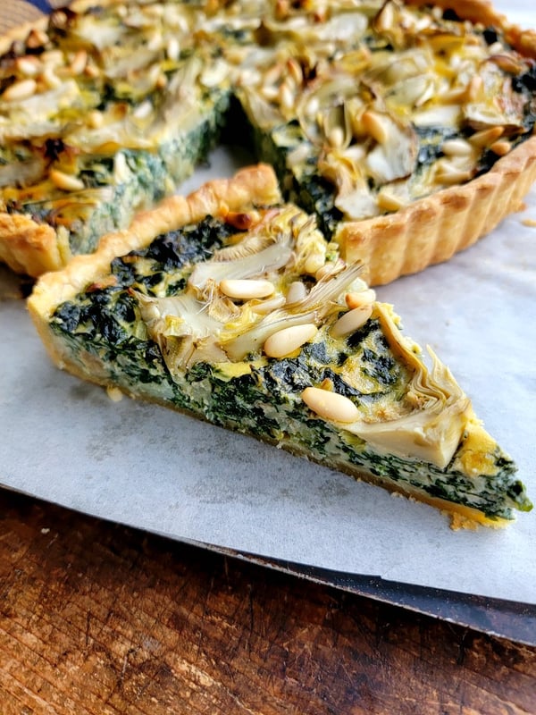 Spinach & Artichoke Tart