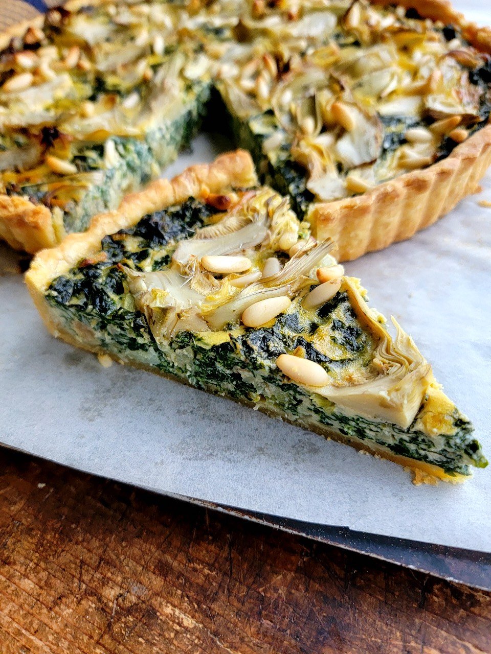 Spinach & Artichoke Tart