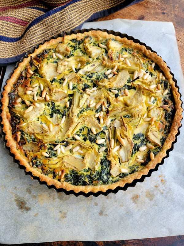 Spinach & Artichoke Tart