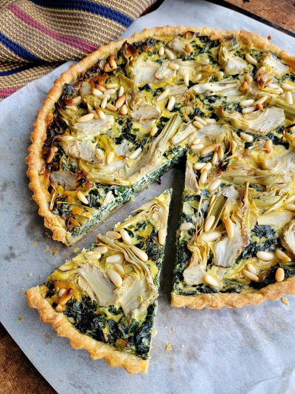 Spinach & Artichoke Tart