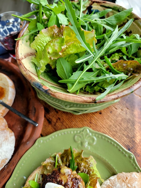 Lamb Sliders with Feta & Lemon Dressing