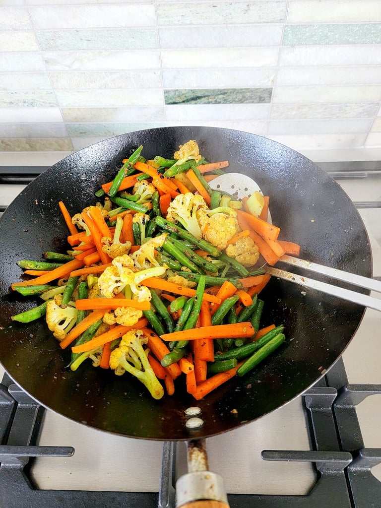 Spicy Fried Vegetables with Mustard Seeds