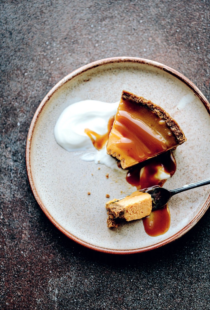 Kumara Ginger Crunch Cheesecake