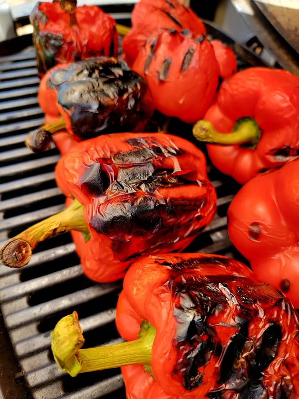 Char-grilled Peppers, Smoked Fish, Potato & Fennel