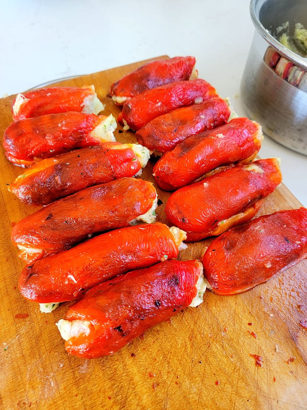 Char-grilled Peppers, Smoked Fish, Potato & Fennel