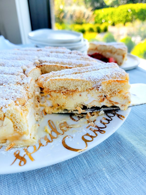 Lemon Curd Bombe