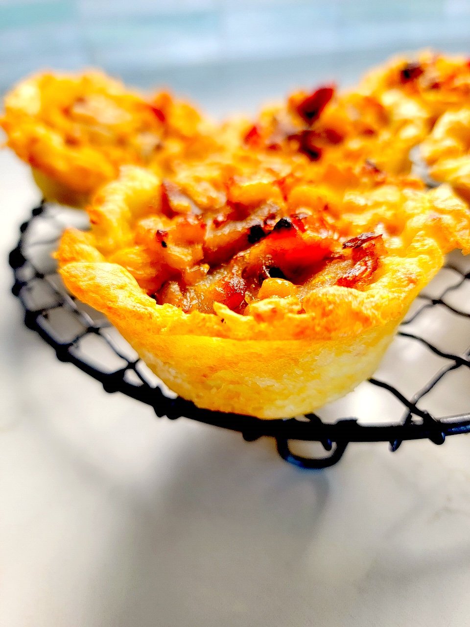 Potato Cups with Sweet Corn & Bacon