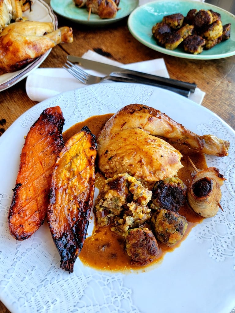 Roast Chicken with Chestnut Stuffing