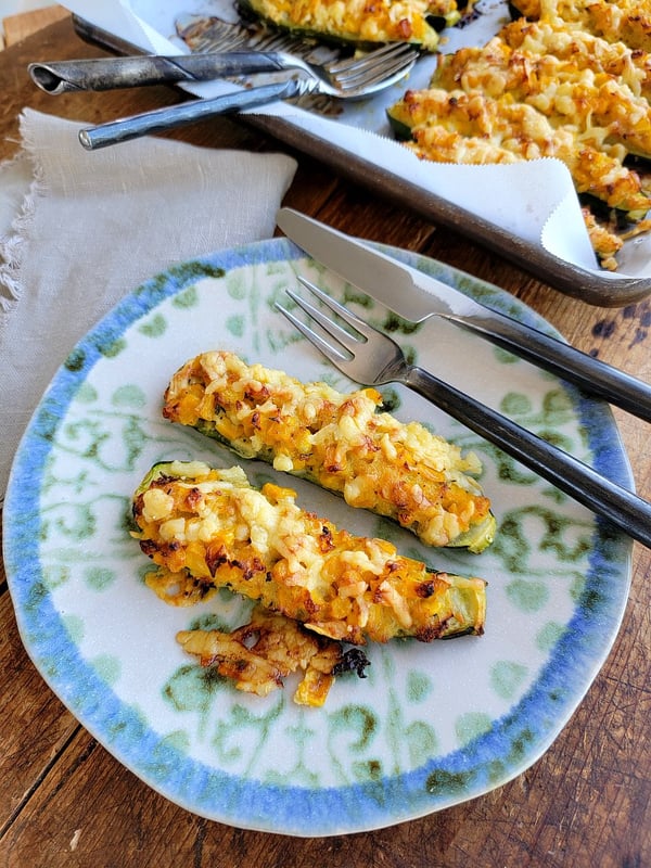 Baked Zucchini with Sweet Corn