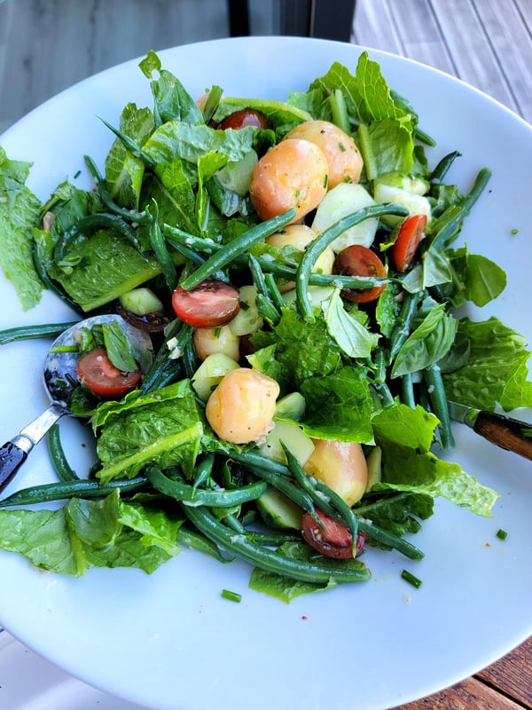Hot-smoked Salmon Summer Salad