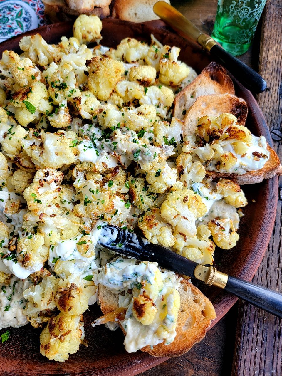 Roasted Cauli & Baba Ghannoush