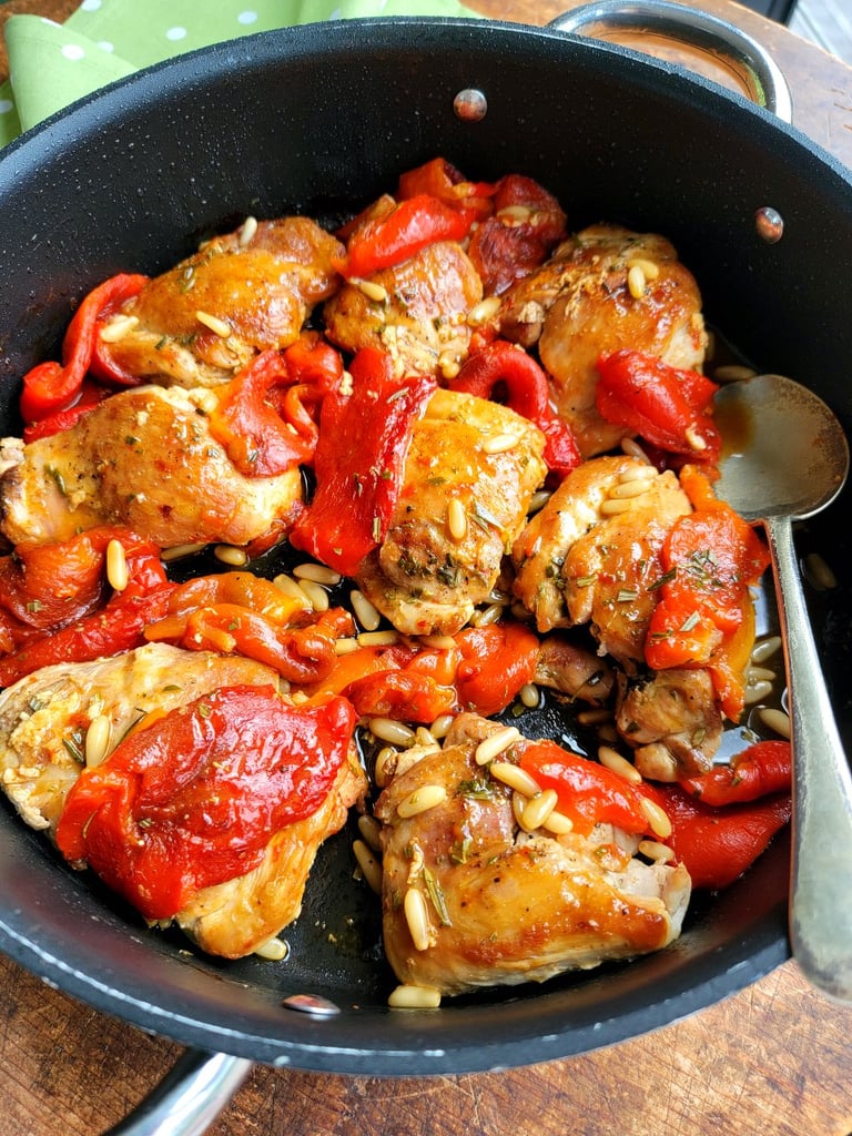 Spanish Chicken & Char-grilled Red Peppers
