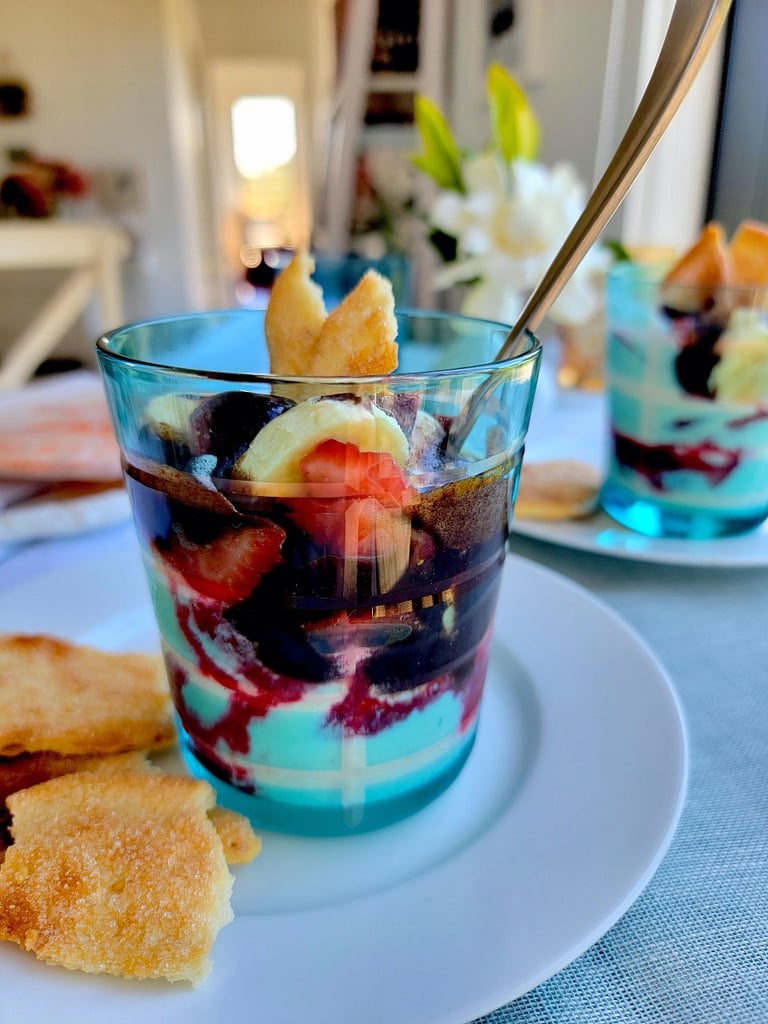 Summer Berry Ice Cream Sundaes with Hot Fudge Sauce