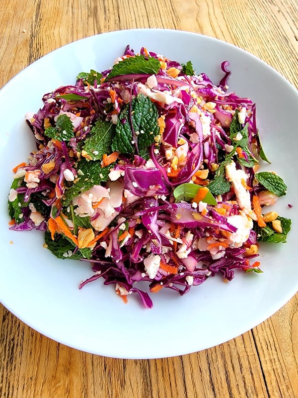 Cauliflower & Red Cabbage Slaw