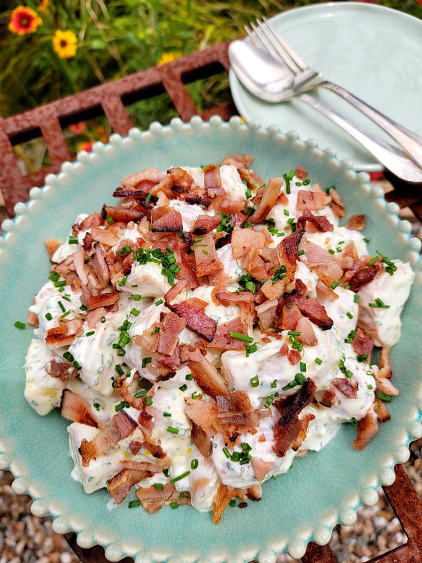 Pink Potato Salad