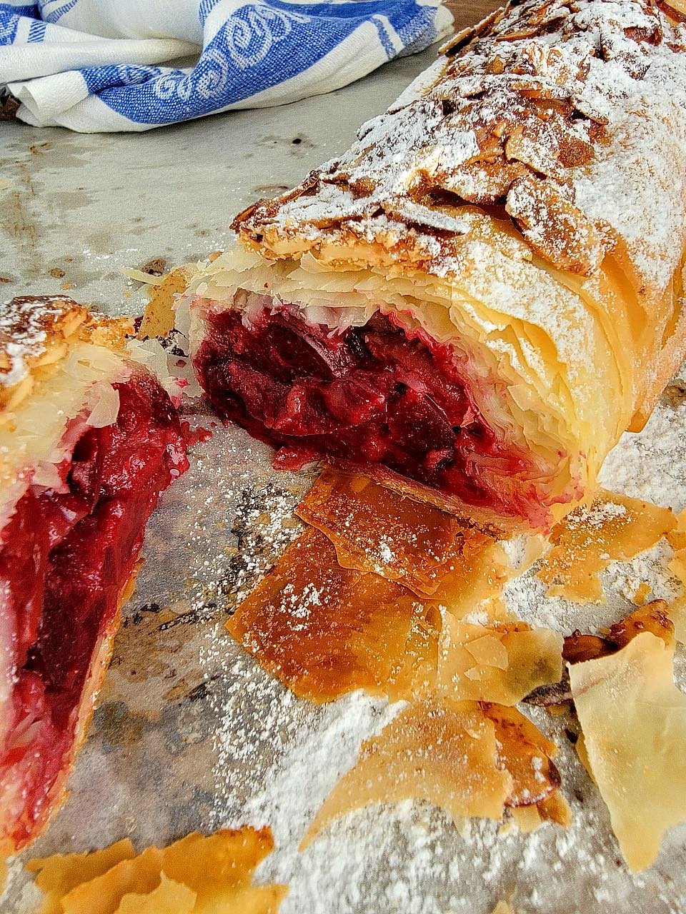 Plum Filo Strudel