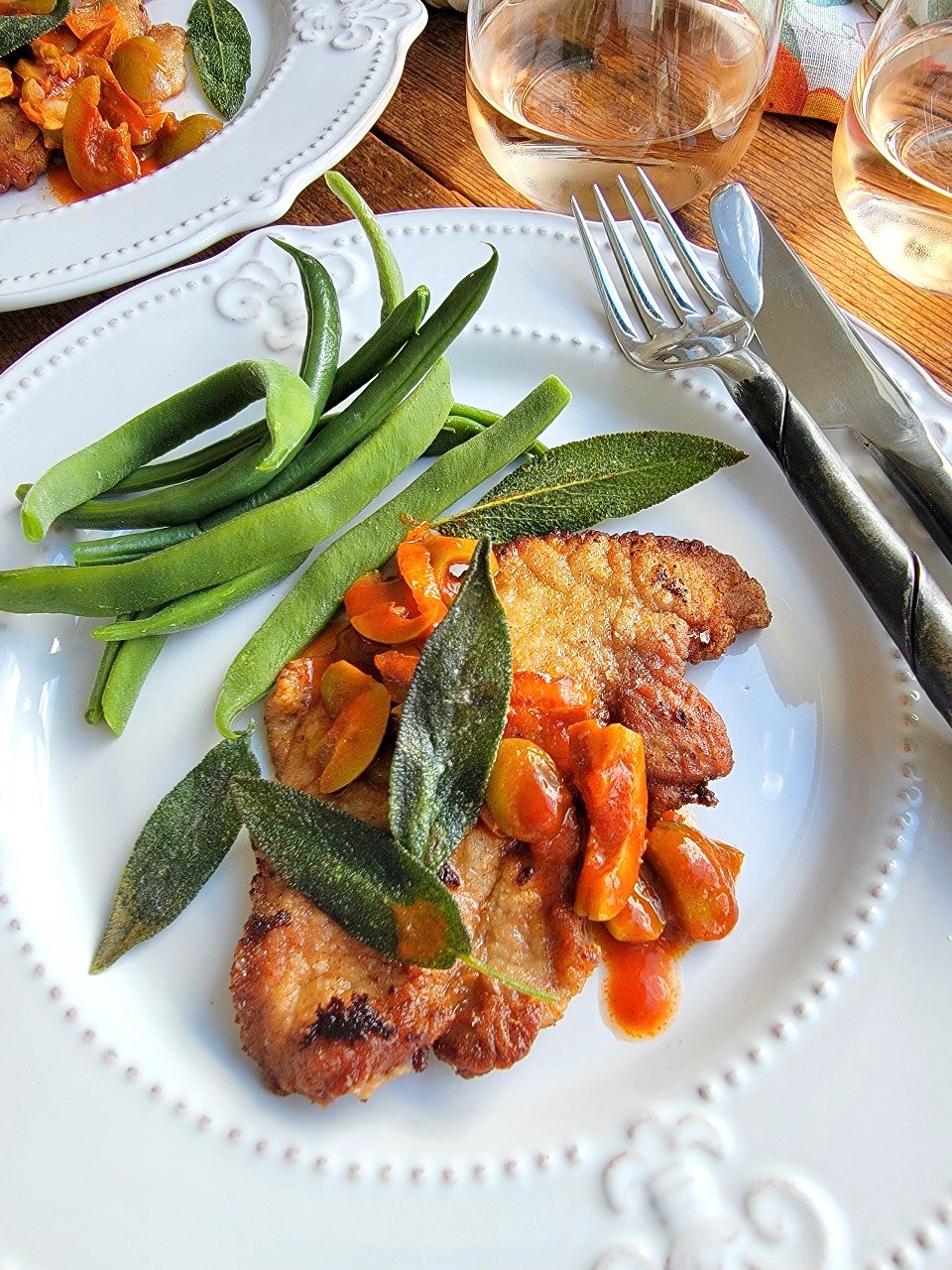Pork Schnitzel with Sherry