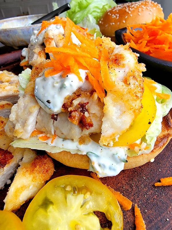 Chicken Schnitzel Burgers