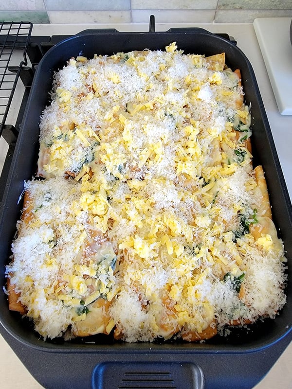 Chicken & Spinach Crêpes