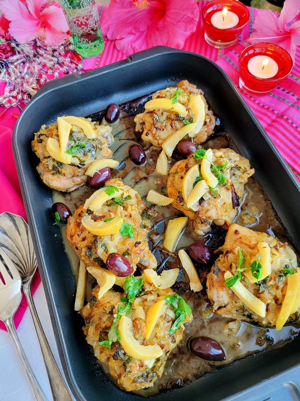 Moroccan Chicken with Preserved Lemon